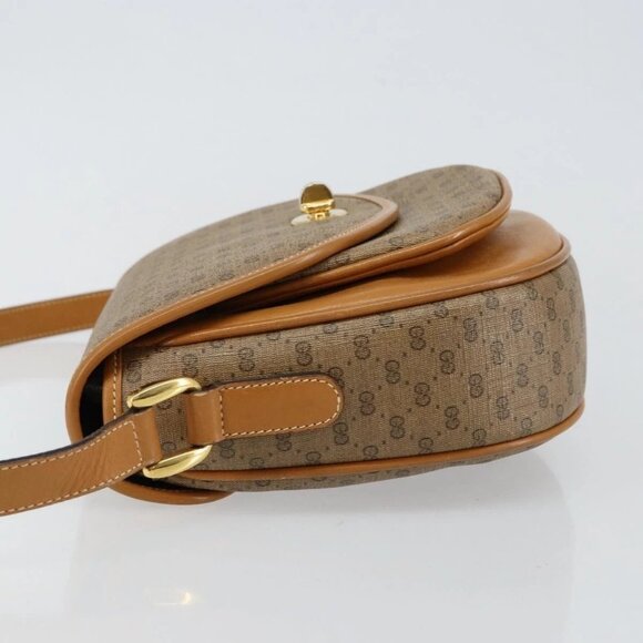 GUCCI Micro GG Supreme Shoulder Bag PVC Beige Gold 001 084 0259 Auth 145987 - Picture 6 of 16